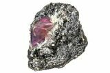 Corundum (Sapphire) Crystal in Mica Schist Matrix - Madagacar #130487-4